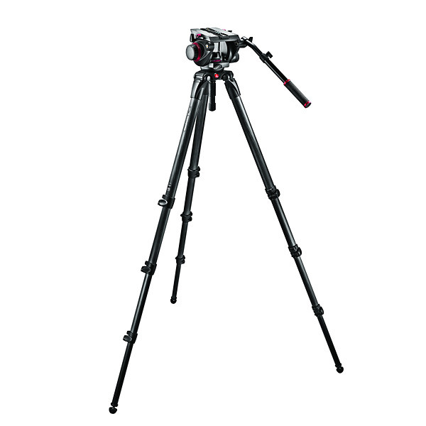MANFROTTO Trépied Vidéo 536 Carbone avec Rotule 509HD