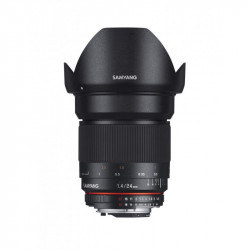 SAMYANG Objectif 24mm f/1.4 ED AS UMC compatible avec Canon Garanti 2 ans