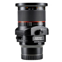 SAMYANG Objectif 24mm Tilt-shift f/3.5 ED AS UMC décentrement compatible avec Sony FE Garanti 2 ans
