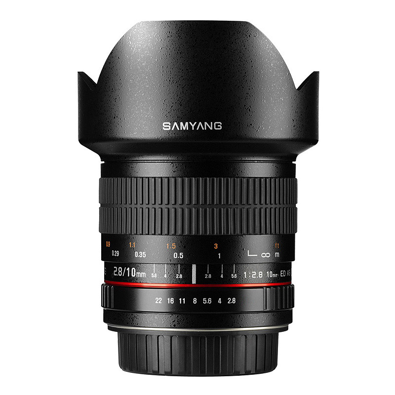 SAMYANG Objectif 10mm f/2.8 ED AS NCS CS compatible avec Sony E Garanti 2 ans