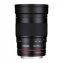 SAMYANG Objectif 135mm f/2 ED UMC compatible avec Canon Garanti 2 ans