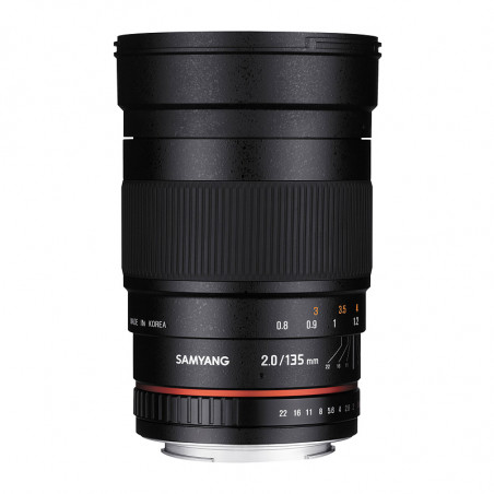 SAMYANG Objectif 135mm f/2 ED UMC compatible avec Nikon AE Garanti 2 ans