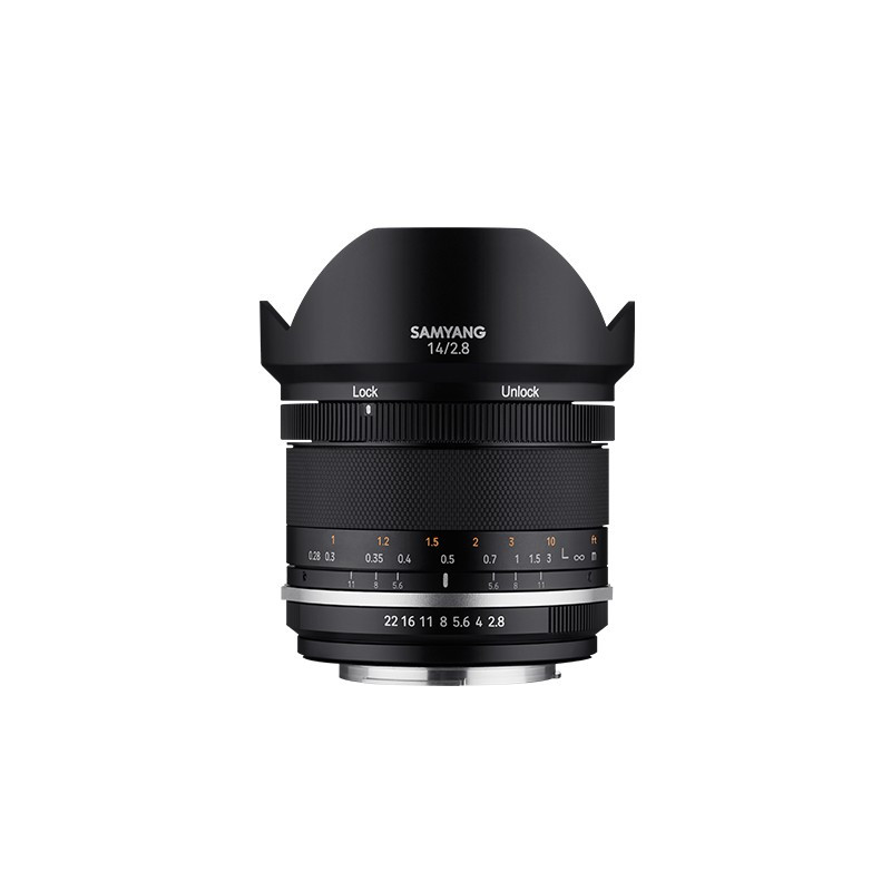 SAMYANG Objectif 14mm f/2.8 MF MK2 compatible avec Canon EF Garanti 2 ans