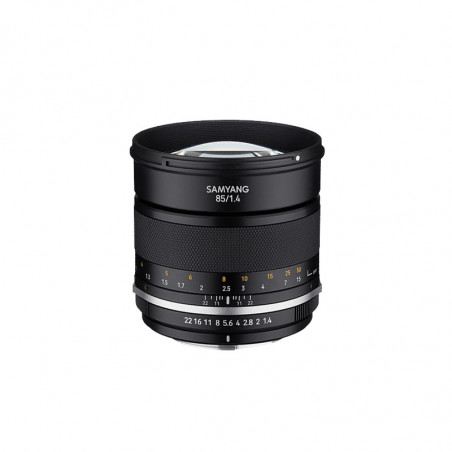 SAMYANG Objectif 85mm f/1.4 MF MK2 compatible avec Fuji X Garanti 2 ans