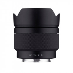 SAMYANG Objectif AF 12mm f/2 Compatible avec Sony E Garanti 2 ans