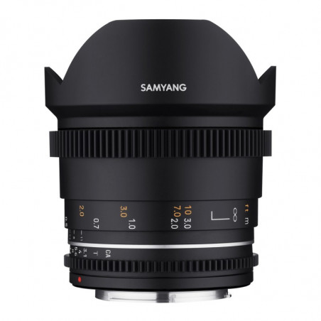 SAMYANG Objectif vidéo VDSLR 14mm T3.1 MK2 Compatible avec Canon EF Garanti 2 ans
