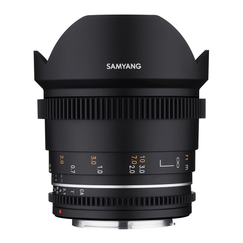 SAMYANG Objectif vidéo VDSLR 14mm T3.1 MK2 Compatible avec Canon RF Garanti 2 ans