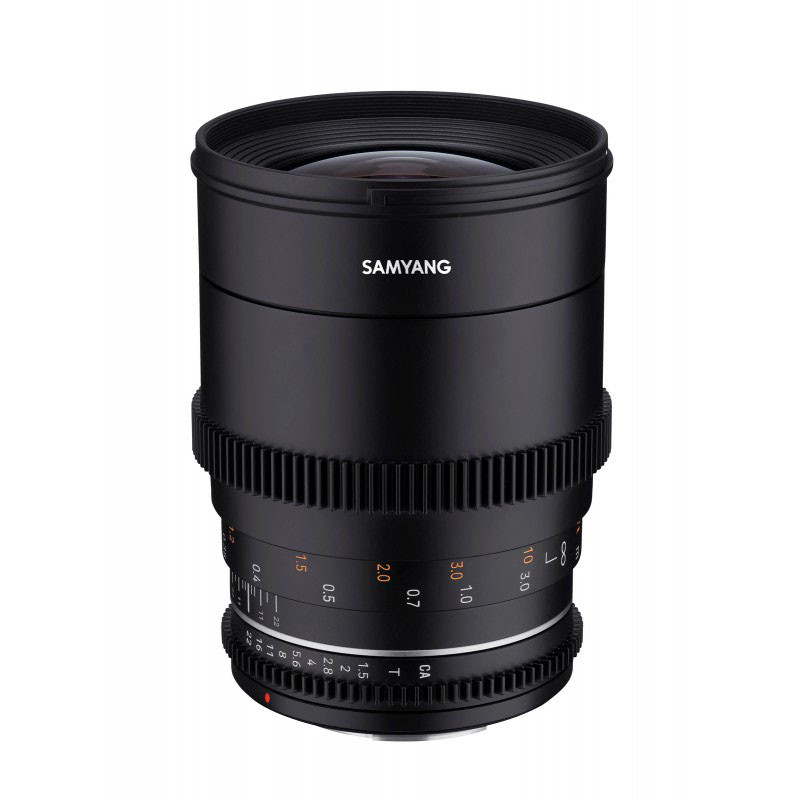 SAMYANG Objectif vidéo VDSLR 35mm T1.5 MK2 Compatible avec Canon EF Garanti 2 ans