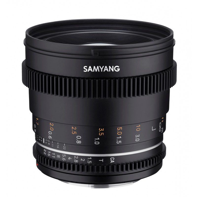 SAMYANG Objectif vidéo VDSLR 50mm T1.5 MK2 Compatible avec Canon EF Garanti 2 ans