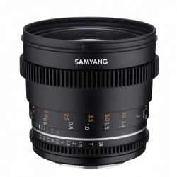 SAMYANG Objectif vidéo VDSLR 50mm T1.5 MK2 Compatible avec Canon RF Garanti 2 ans