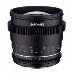 SAMYANG Objectif vidéo VDSLR 85mm T1.5 MK2 Compatible avec Canon EF Garanti 2 ans