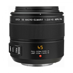 PANASONIC Objectif Leica DG Elmarit 45mm f/2.8 Macro MEGA OIS Garanti 2 ans