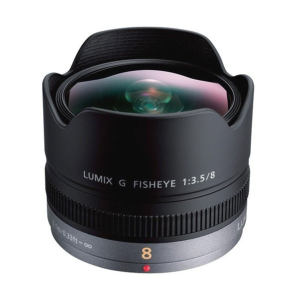 PANASONIC Objectif Lumix G 8mm f/3.5 FishEye Garanti 2 ans