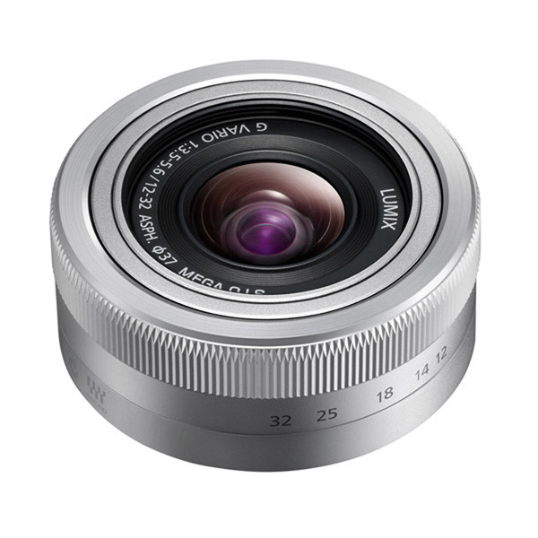 PANASONIC Objectif Lumix G Vario 12-32mm f/3.5-5.6 MEGA OIS Silver Garanti 2 ans