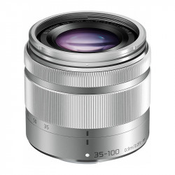 PANASONIC Objectif Lumix G Vario 35-100mm f/4-5.6 MEGA OIS Silver Garanti 2 ans