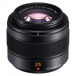 PANASONIC Objectif Lumix 25mm Leica f/1.4 II DG Summilux Micro 4/3 H-XA025E Garanti 2 ans