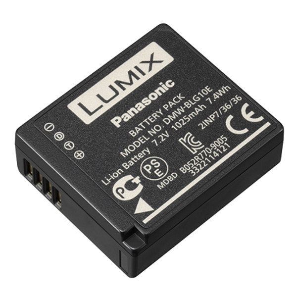 PANASONIC Batterie DMW-BLG10E pour LX100. TZ80.TZ100-101. TZ200. TZ90. GX80. G100