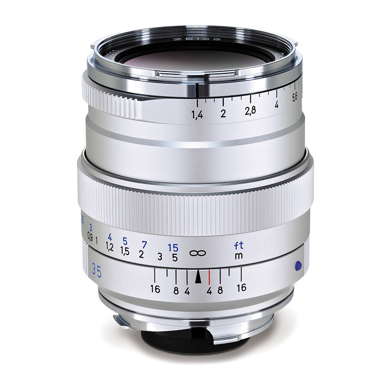 ZEISS Objectif Distagon T* 35mm f/1.4 ZM Argent compatible avec Leica