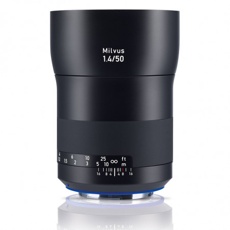 ZEISS Objectif MILVUS T* 50mm f/1.4 ZE compatible avec Canon + Paresoleil Garanti 3 ans