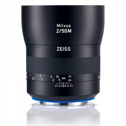 ZEISS Objectif MILVUS T* 50mm f/2 Macro ZE compatible avec Canon + Paresoleil Garanti 3 ans