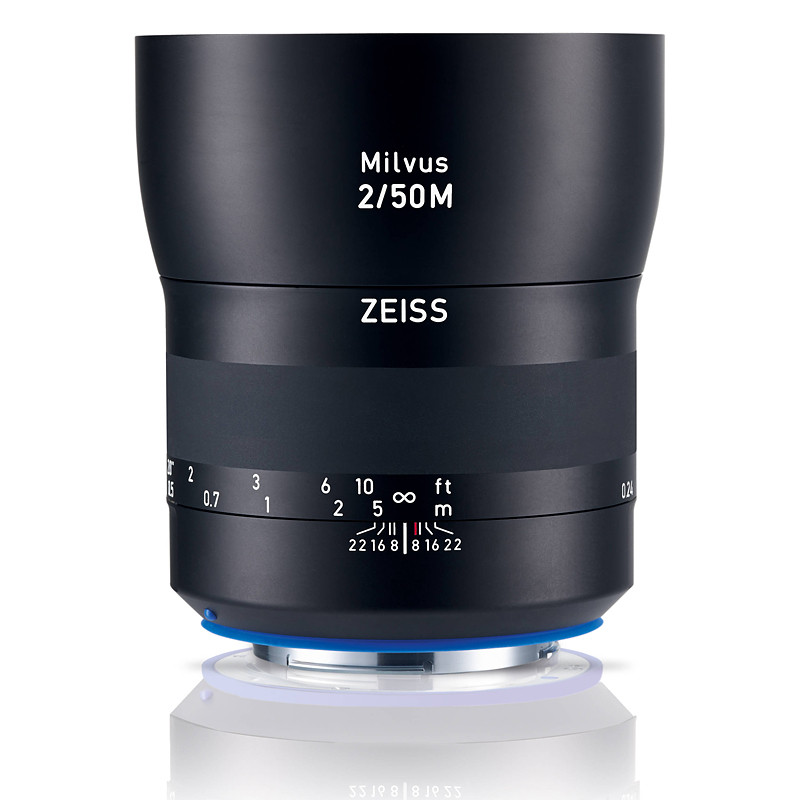 ZEISS Objectif MILVUS T* 50mm f/2 Macro ZE compatible avec Canon + Paresoleil Garanti 3 ans