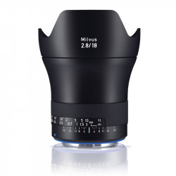 ZEISS Objectif MILVUS T* 18mm f/2.8 ZE compatible avec Canon + Paresoleil Garanti 3 ans