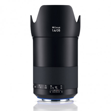 ZEISS Objectif MILVUS T* 1.4/35 ZE compatible avec Canon + Paresoleil