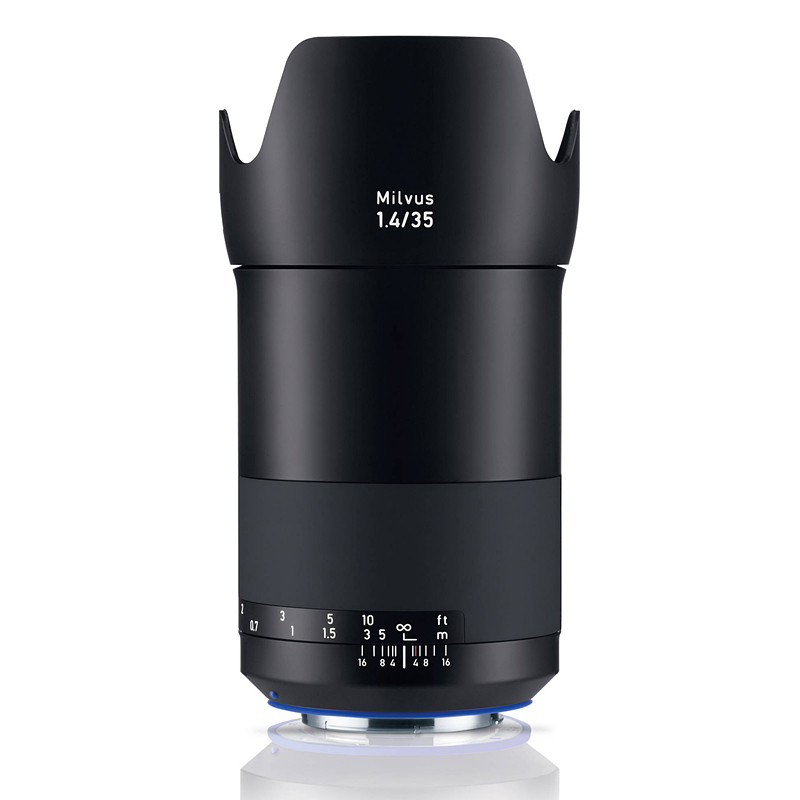 ZEISS Objectif MILVUS T* 1.4/35 ZE compatible avec Canon + Paresoleil