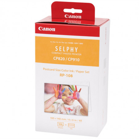 CANON Consommable kit papier RP-108IN pour imprimante CP