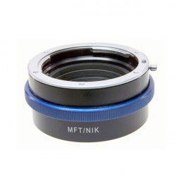 NOVOFLEX Bague d'Adaptation Objectif compatible avec NIKON F sur boitier Micro 4/3 avec controle diaphragme - MFT/NIK