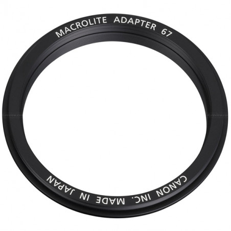 CANON adaptateur 67mm pour MR-14 EX / MT-24 EX sur EF 100mm Macro