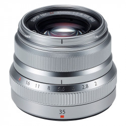 FUJIFILM Objectif Fujinon XF 35mm f/2 R WR Silver