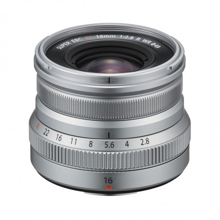 FUJIFILM Objectif Fujinon XF 16mm f/2.8 R WR SILVER