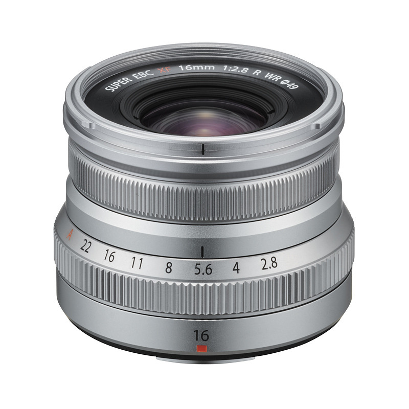 FUJIFILM Objectif Fujinon XF 16mm f/2.8 R WR SILVER