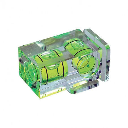 KAISER 6387 niveau a bulle double. fixation sur griffe flash - KAI6387