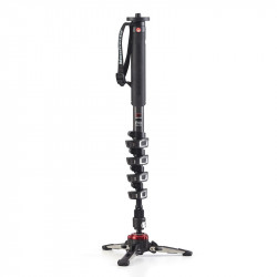 MANFROTTO Monopode Carbone MVMXPROC5 avec FLUIDTECH base