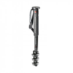 MANFROTTO Monopode carbone MPMXPROC4 4-Sections avec Quick power