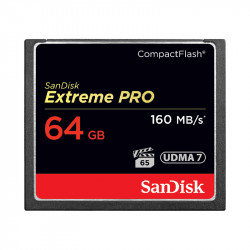 SANDISK Carte Compact Flash Extreme CF 64 Go 160 Mo/s 1067X