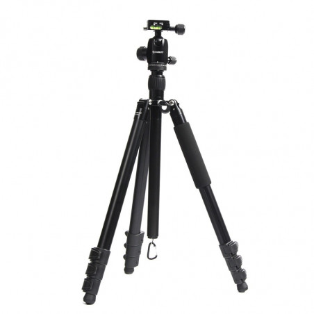 STARBLITZ Kit trépied 2 en 1 aluminium 4 sections en noir