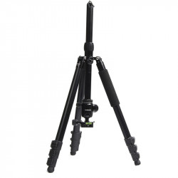 STARBLITZ Kit trépied 2 en 1 aluminium 4 sections en noir