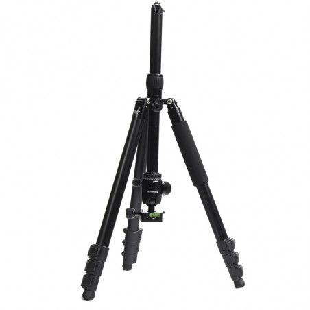 STARBLITZ Kit trépied 2 en 1 aluminium 4 sections en noir