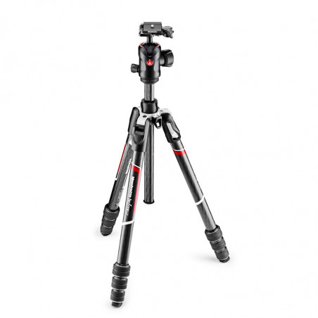 MANFROTTO Trépied Befree Carbone MKBFRTC4GT-BH avec rotule ball