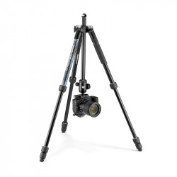 MANFROTTO Trépied Element MII aluminium noir 4 sections BH - MKELMII4BK-BH