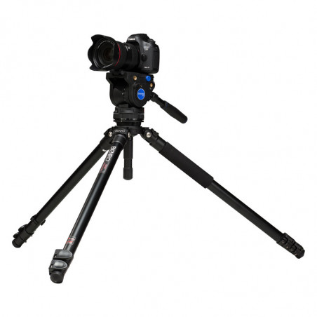 BENRO Trepied Vidéo Alu Kit A373FBV4H + Rotule Vidéo BV4H