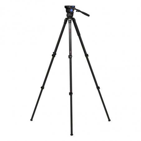 BENRO Trepied Vidéo Carbone kit C373FBV4H + Rotule Vidéo BV4H