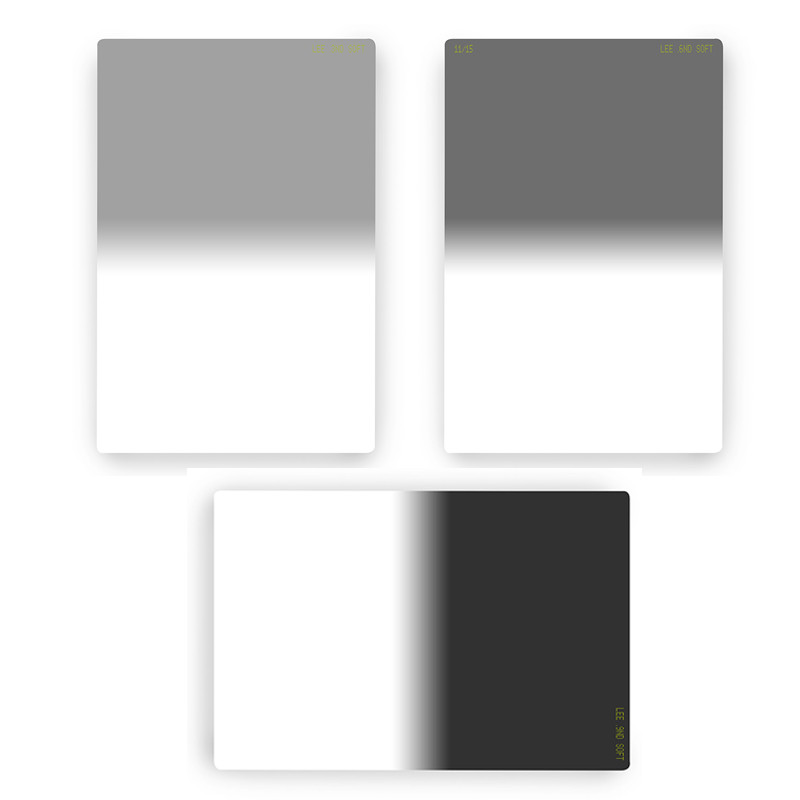 LEE FILTERS Jeu de 3 Filtres Dégradés 100mm ND 0.3 - 0.6 - 0.9 Hard 100x150mm - LFHNDGHS