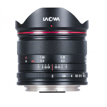 LAOWA Objectif 7.5mm f/2 MFT (4/3) lightweight noir