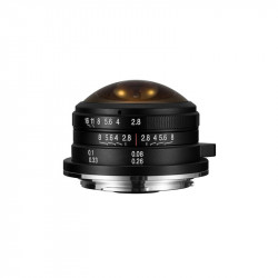 LAOWA Objectif 4mm F2.8 Fisheye circulaire compatible avec Canon EF-M