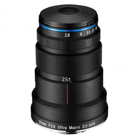 LAOWA Objectif 25mm f/2.8 2.5-5x Ultra Macro compatible avec monture L