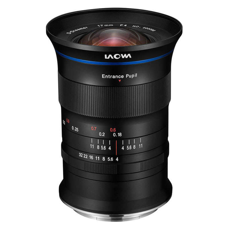 LAOWA Objectif 17mm f/4 Zero-D compatible avec Fuji GFX
